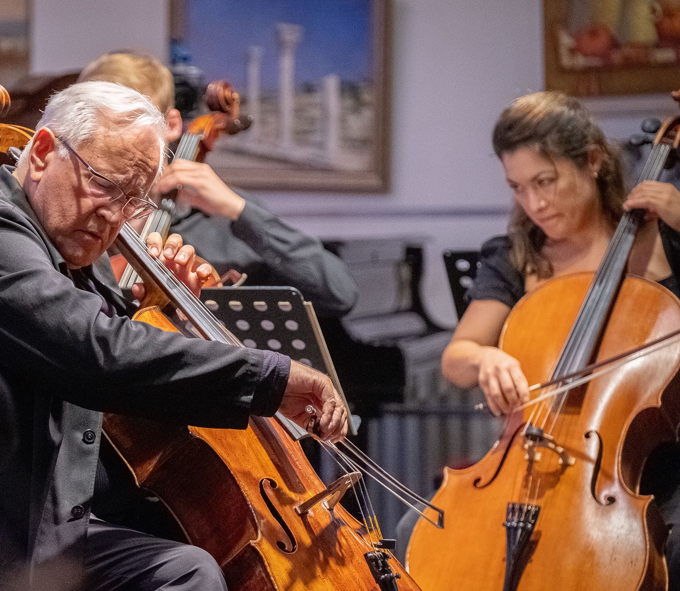 Abschlusskonzert Cello-Meisterkurs Prof. David Geringas anspruchsvolle Werke der Celloliteratur